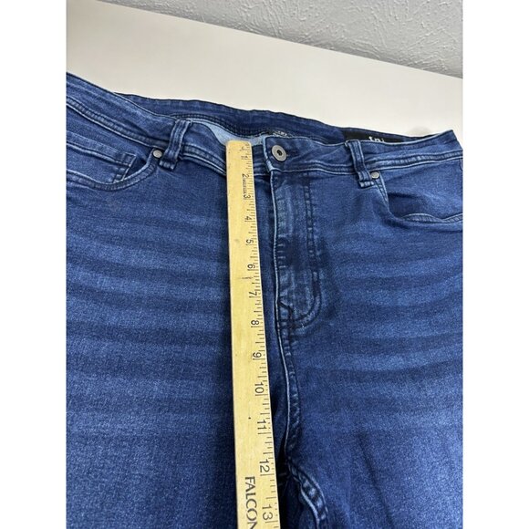 TPJ The Perfect Jean Men Sz 38 (Actual 36x25 Hemmed) Dark Wash Stretch Jeans EUC - Picture 4 of 9